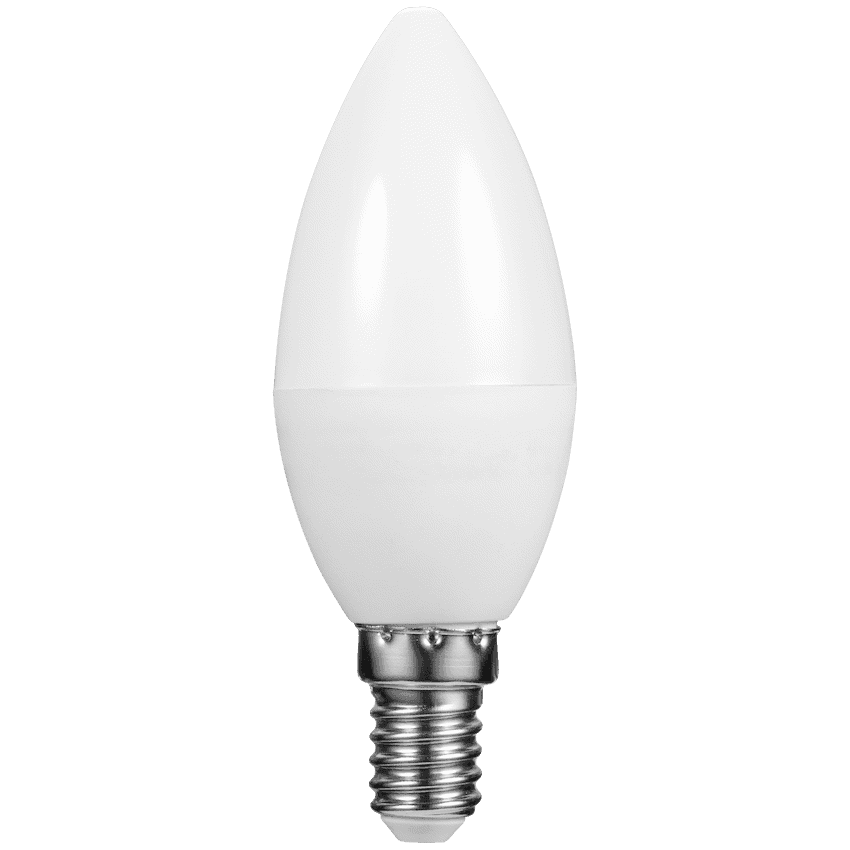 Switched 5w Candle LED Light Bulb B22 12