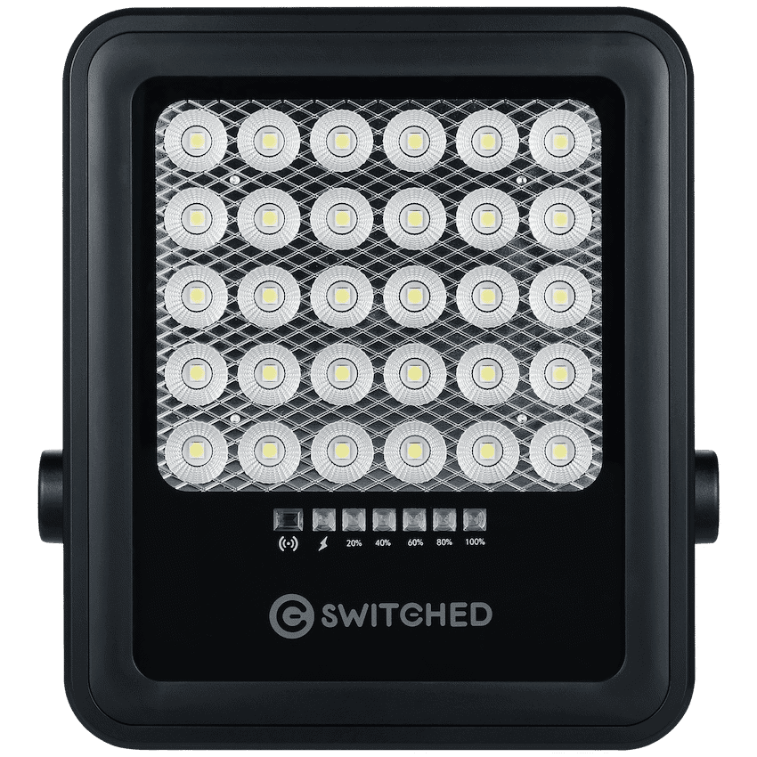 Switched Urban PRO Series - 100w Solar Floodlight with Remote 8