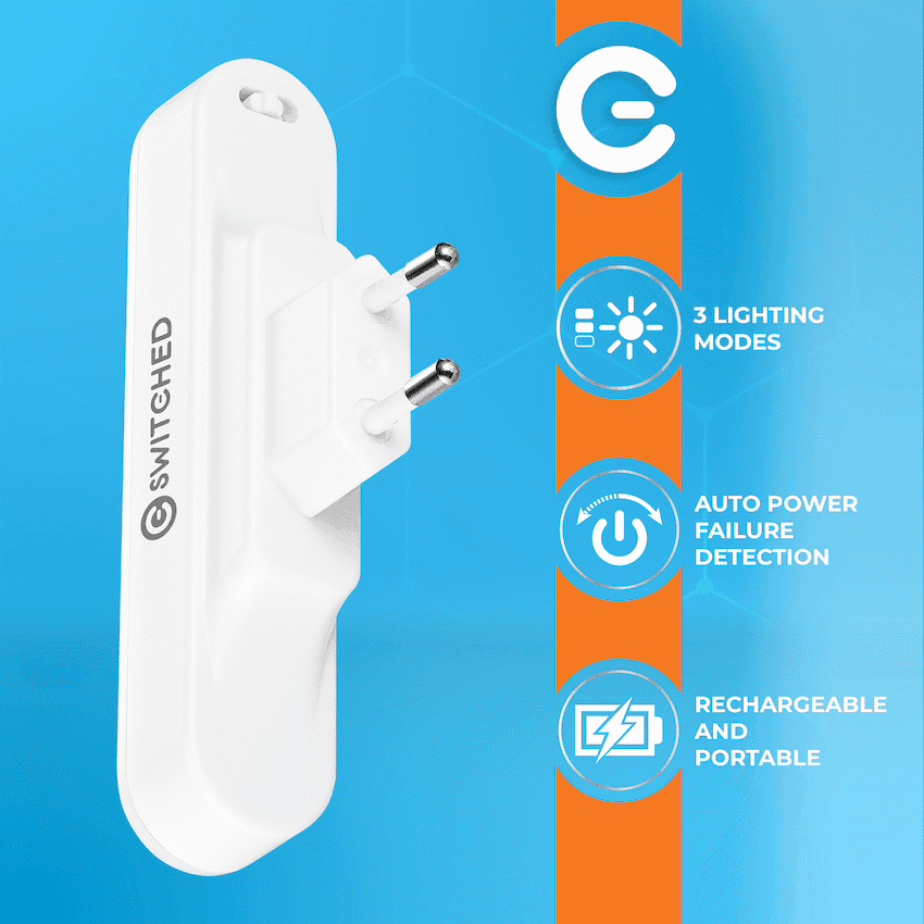 Switched Lux Series - Emergency Night Light with Auto Power Failure Detection 3