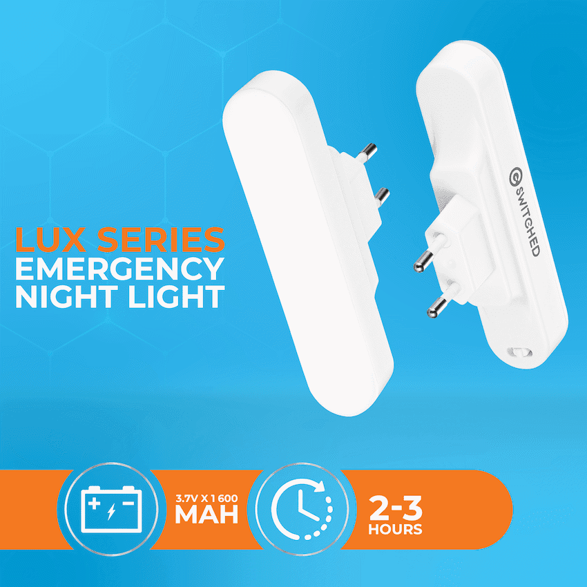 Switched Lux Series - Emergency Night Light with Auto Power Failure Detection 4
