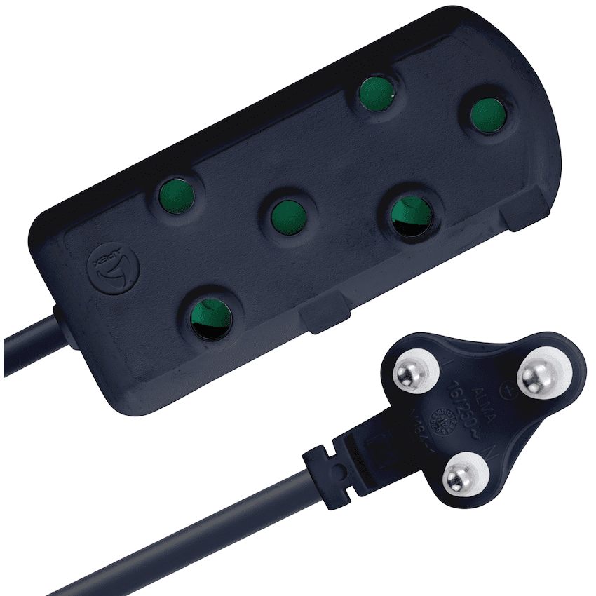 SWITCHED Light DUTY Side by Side (SBS) EXTENSION LEADS 10M