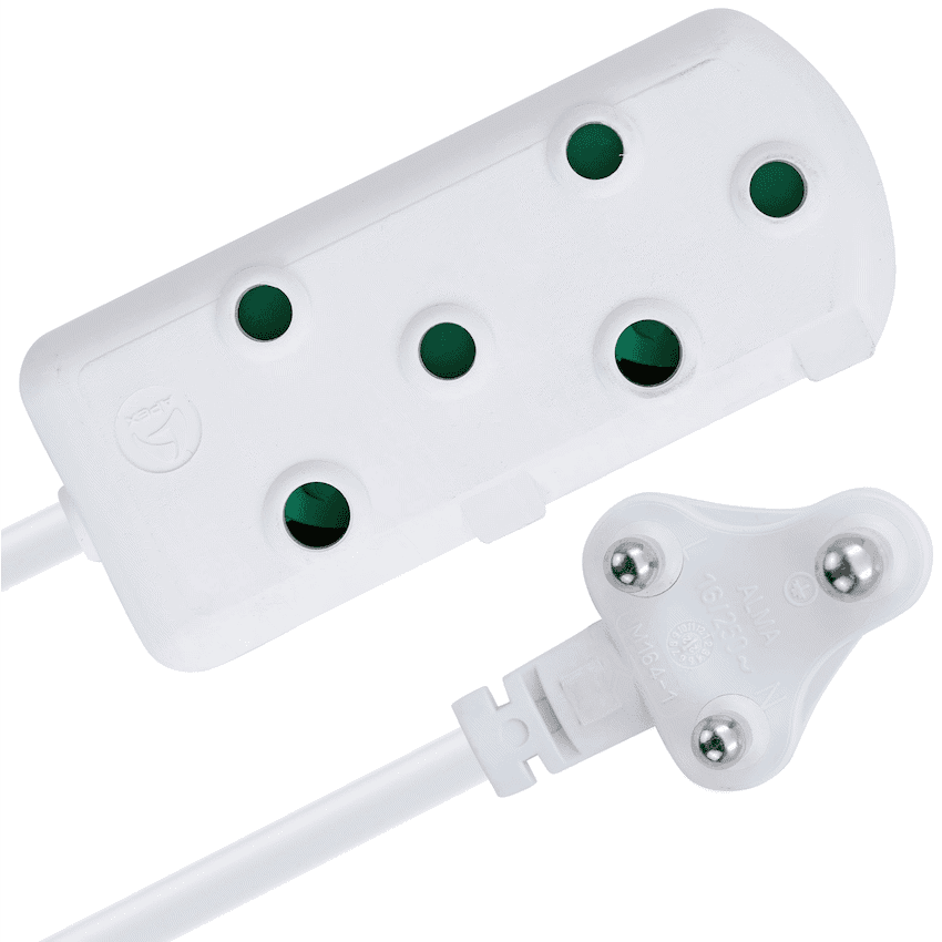 Switched Heavy Duty Side by Side (SBS) Extension Leads 10m 2