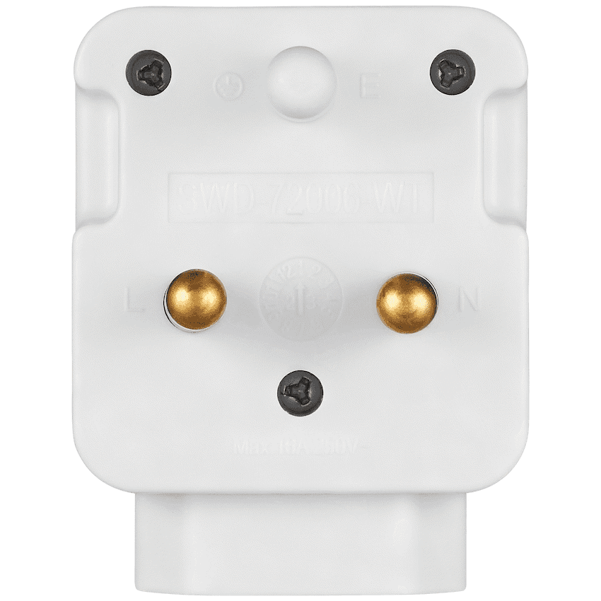 Switched 2-Way Schuko Adaptor - Top and Bottom Loader 2