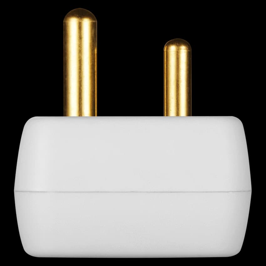 Switched 4-Way Medium Surge Adaptor with Schuko - White 4