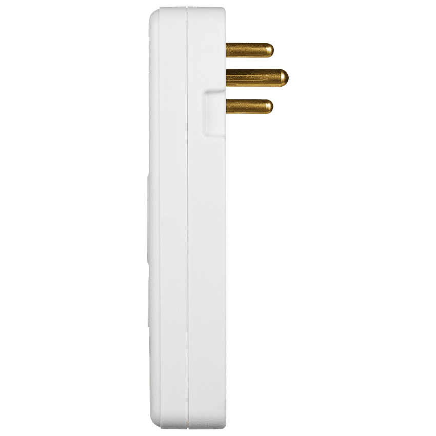 Switched 3-Way Medium Surge Adaptor - Schuko with Type-C + USB 8