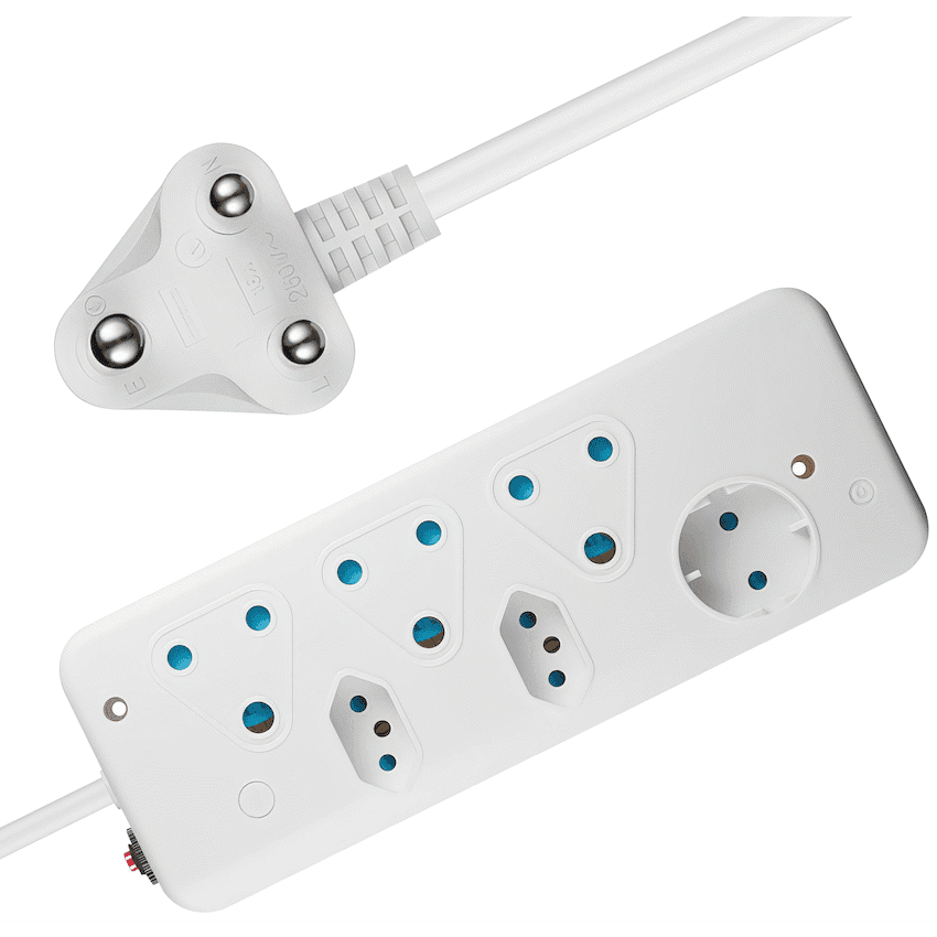SWITCHED 6 Way Basic Multiplug 1