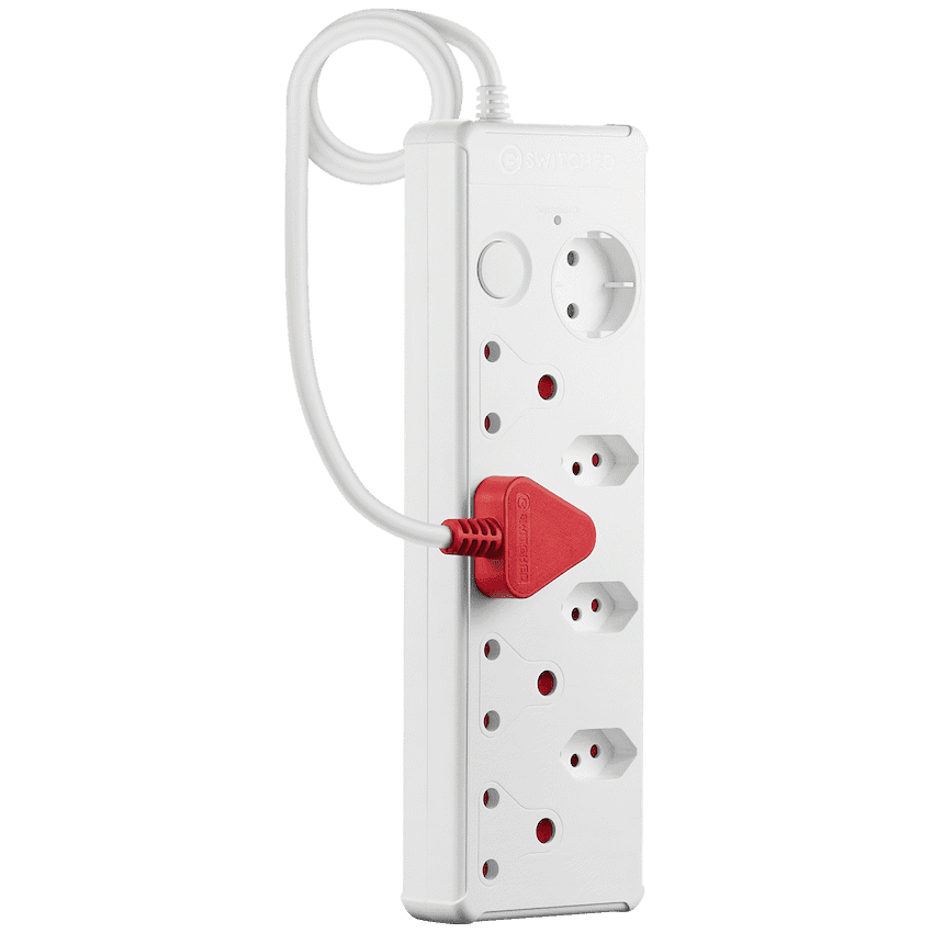 Switched Medium Surge 8-Way Multiplug 0.5m 8