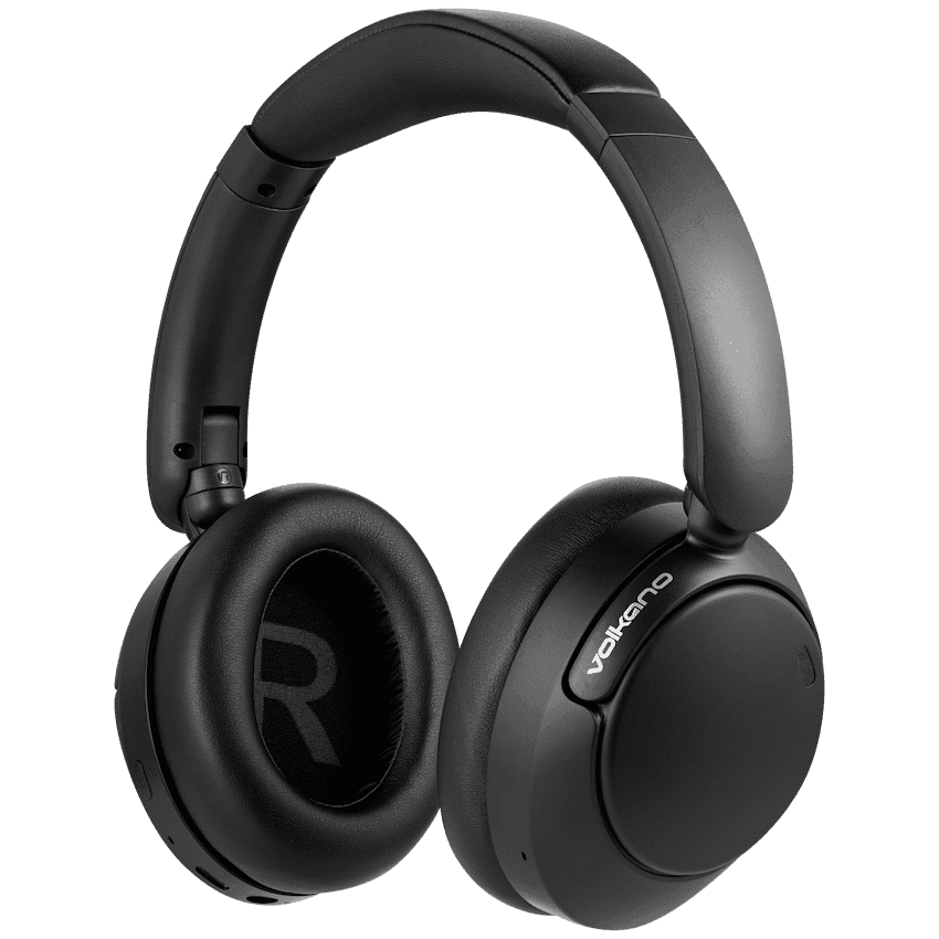 Volkano Riley Hybrid ANC Wireless Headphones - Black