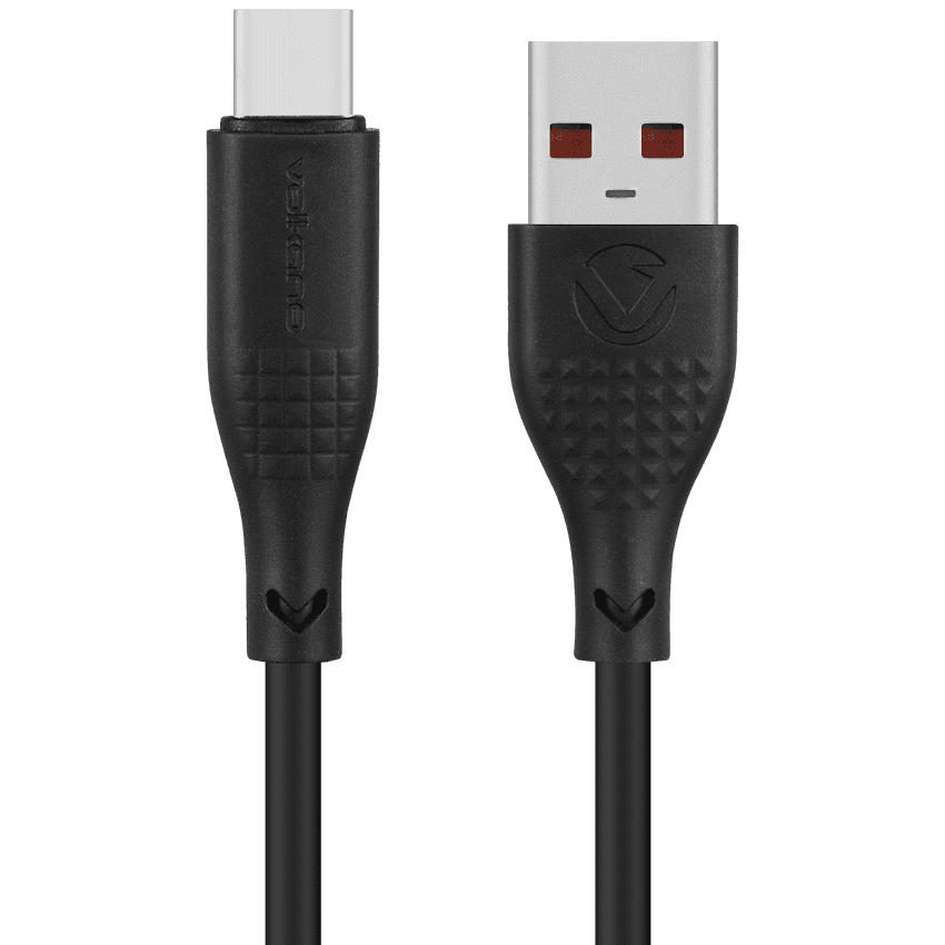 Volkano Nova Series USB A to USB C 100W 1.2m TPE cable- Black 2