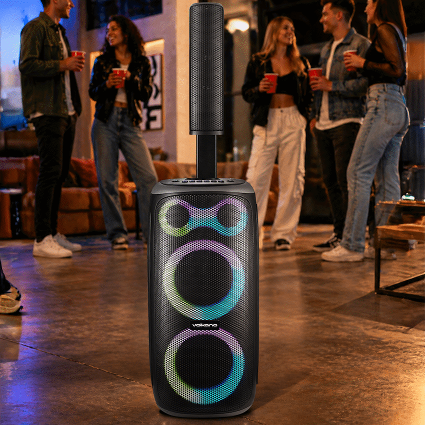 Volkano Vegas Series Dual 6.5" Tower Speaker 4