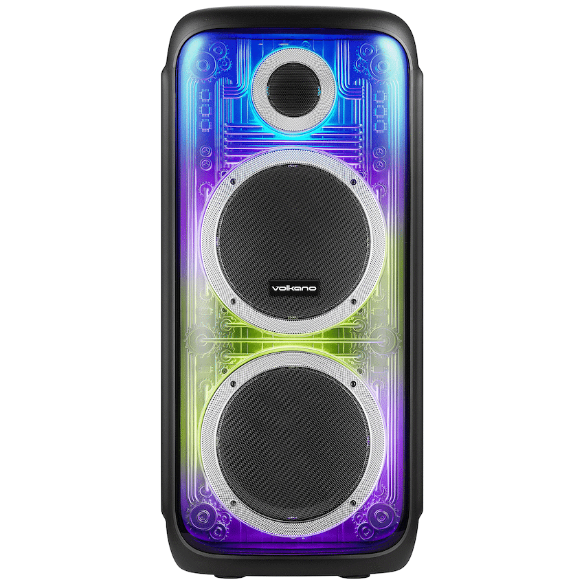 Volkano Cyber Series Dual 8" Party Speaker 2