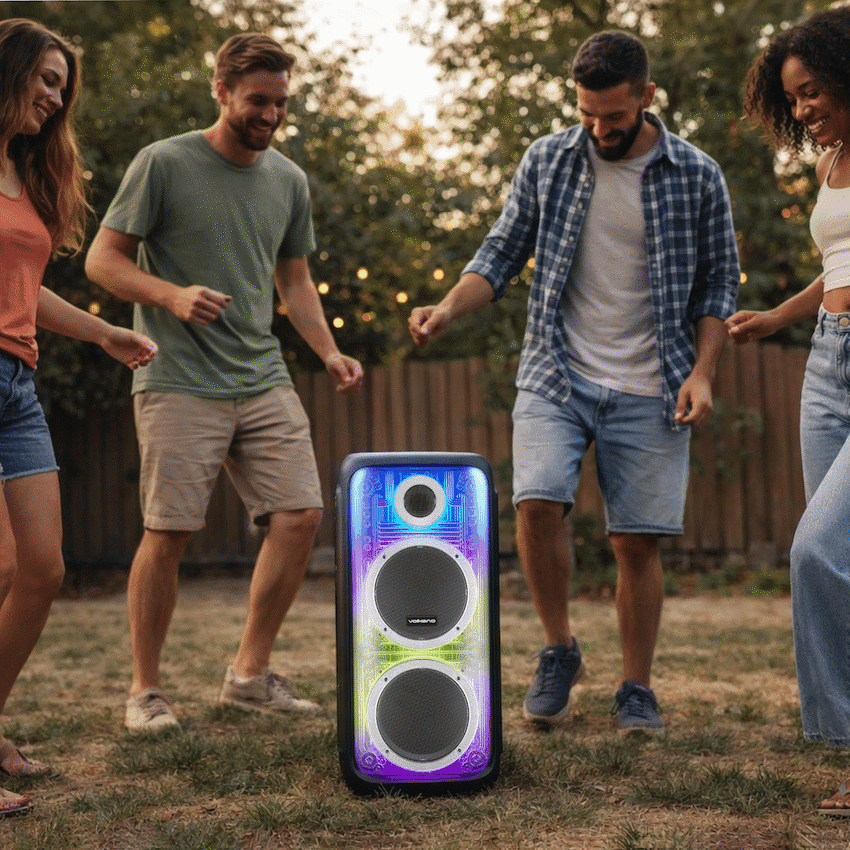 Volkano Cyber Series Dual 8" Party Speaker 5