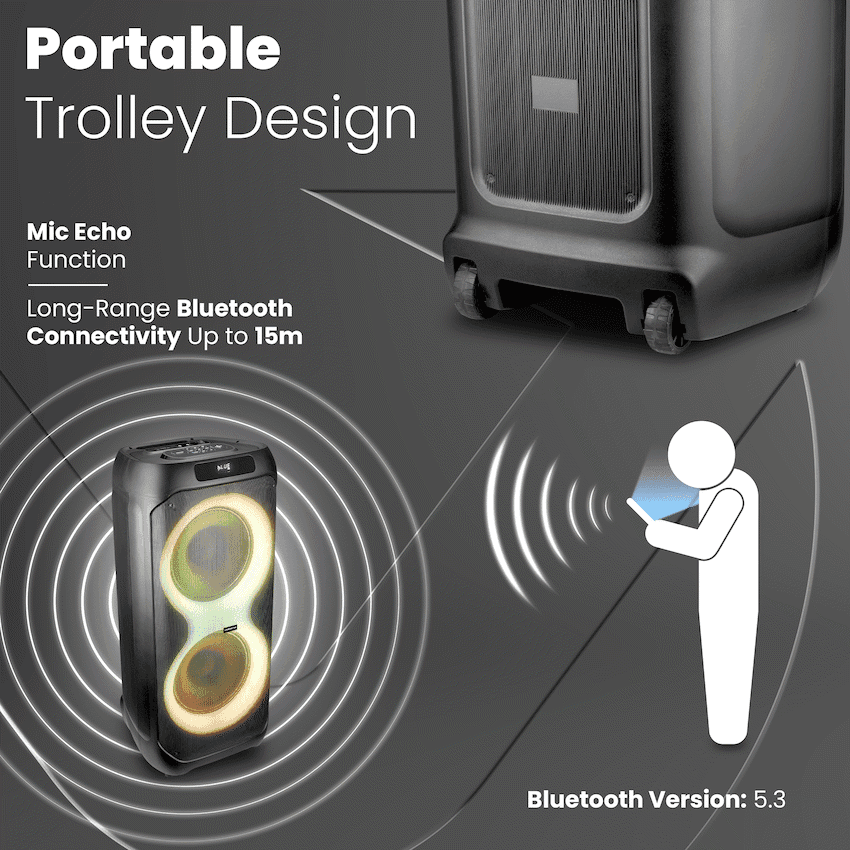 Volkano Barcelona Series Dual 12" Party Speaker 3