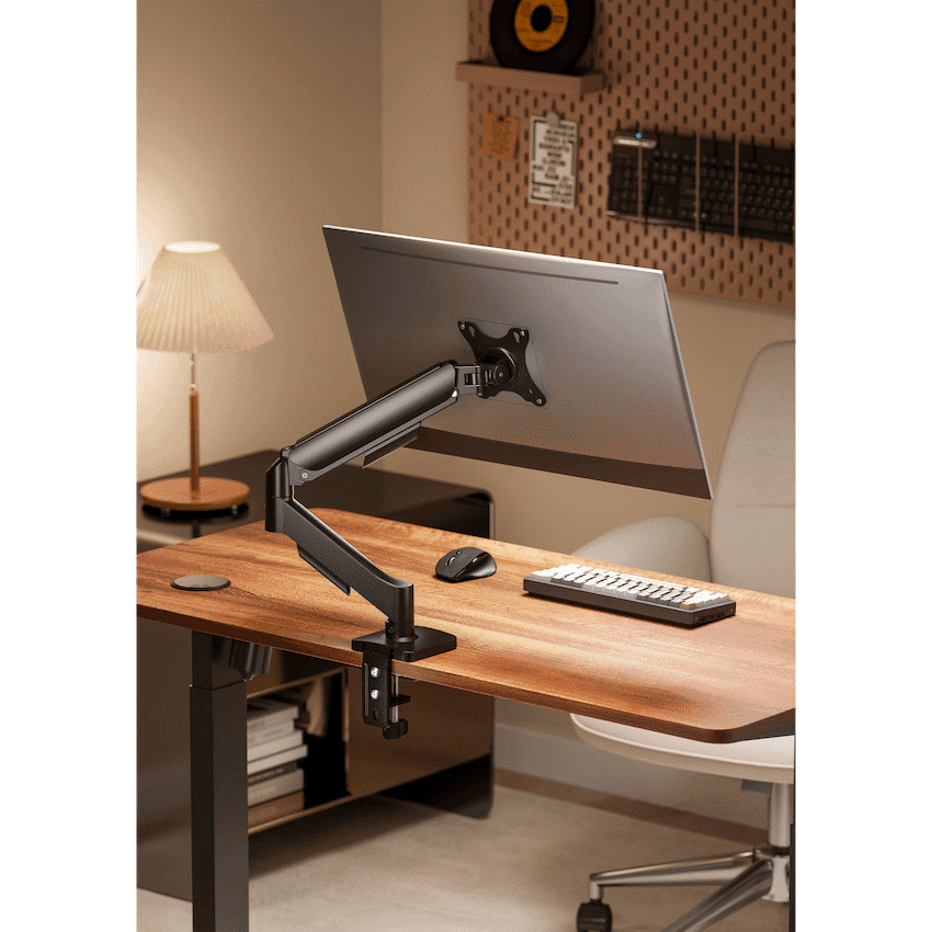 Volkano Steel Series Full Motion Single Monitor Desk Mount 17" - 32" 5