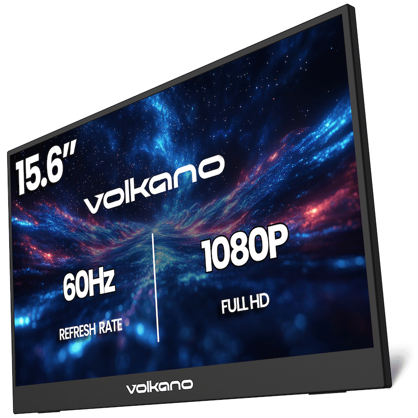 Volkano Voyage Series Portable Monitor 15.6" USB-C Power 3