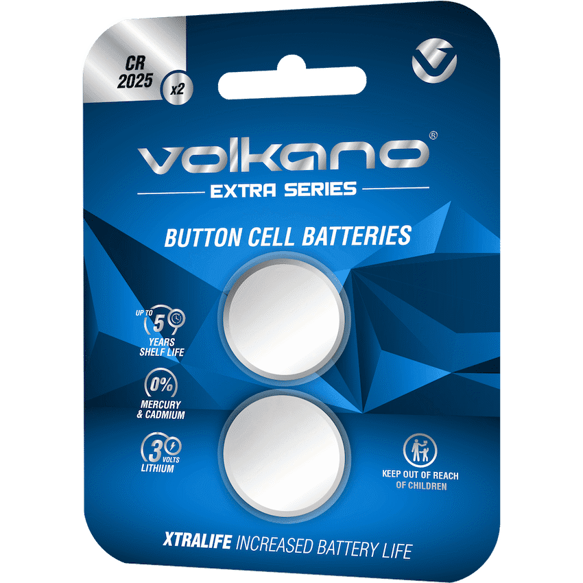 Volkano Extra Series CR2025 Pack of 2 Batteries 2