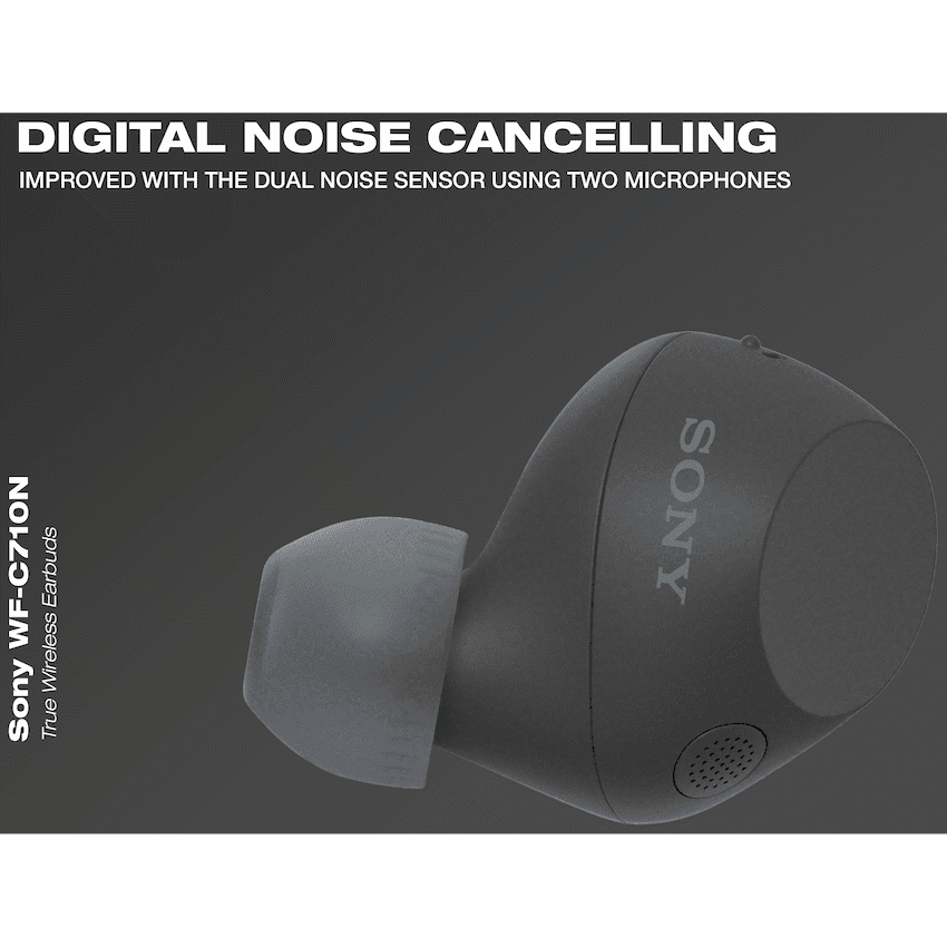 Sony WF-C710N True Wireless Earbuds (Black) 7