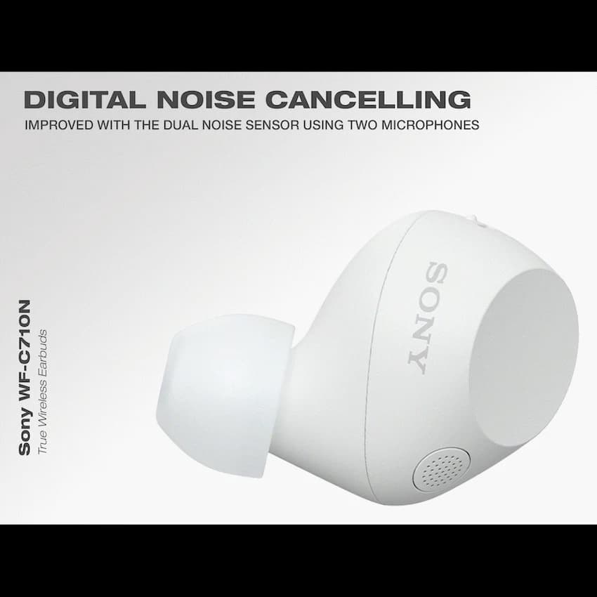 Sony WF-C710N (White) True Wireless Earbuds 7