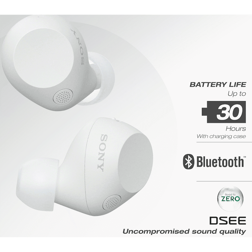 Sony WF-C710N (White) True Wireless Earbuds 9