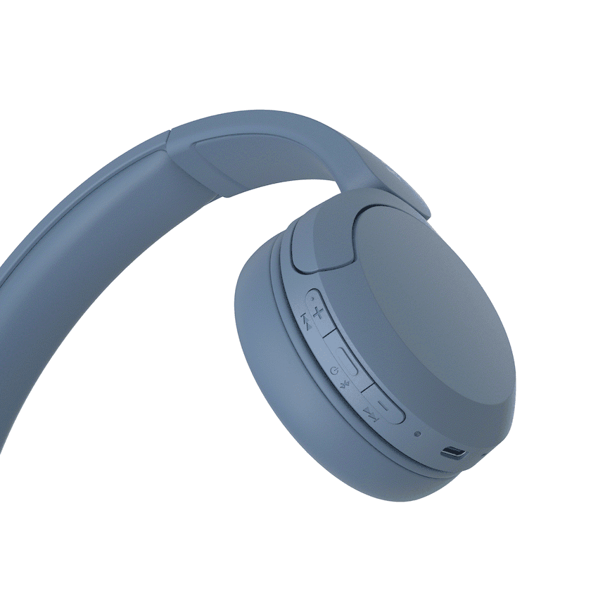 Sony WH-CH520 (Blue) Bluetooth On-Ear Headphones 5
