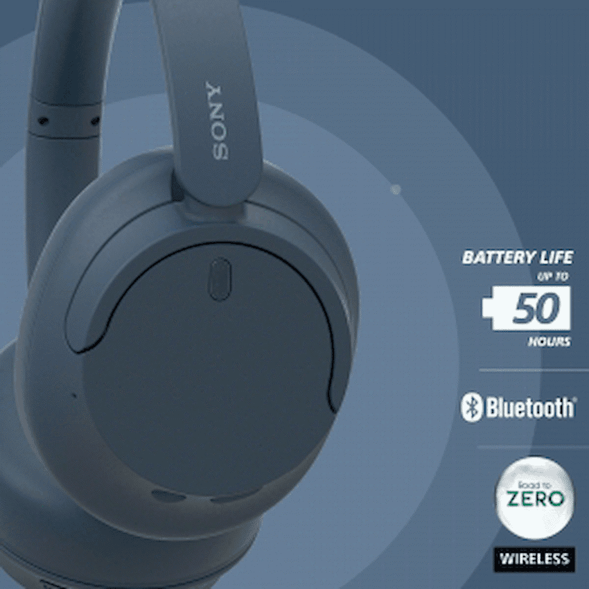 Sony WH-CH720 (Blue) Noise-Cancelling Over-Ear Headphones 9