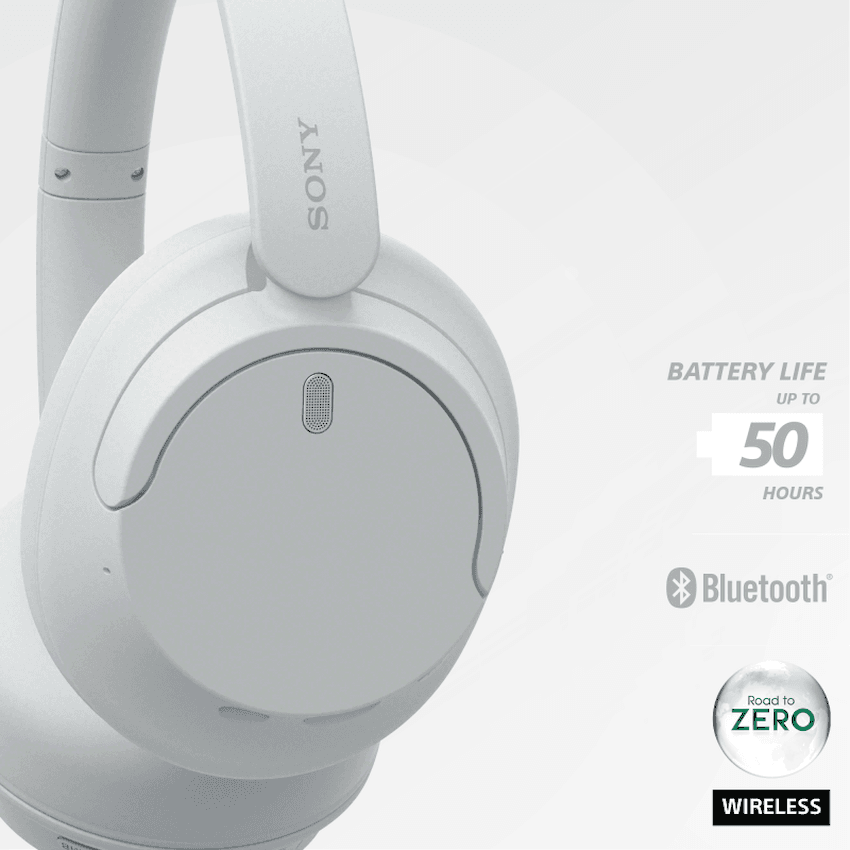 Sony WH-CH720 (White) Noise-Cancelling Over-Ear Headphones 2