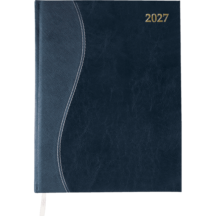 2027 A5 Wave S-Stitched Diary 2