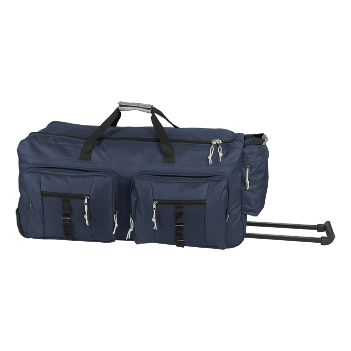 Dual Front Pocket Rolling Travel Duffel 2