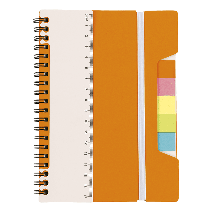 A5 Notebook With Sticky Notes And Ruler 2