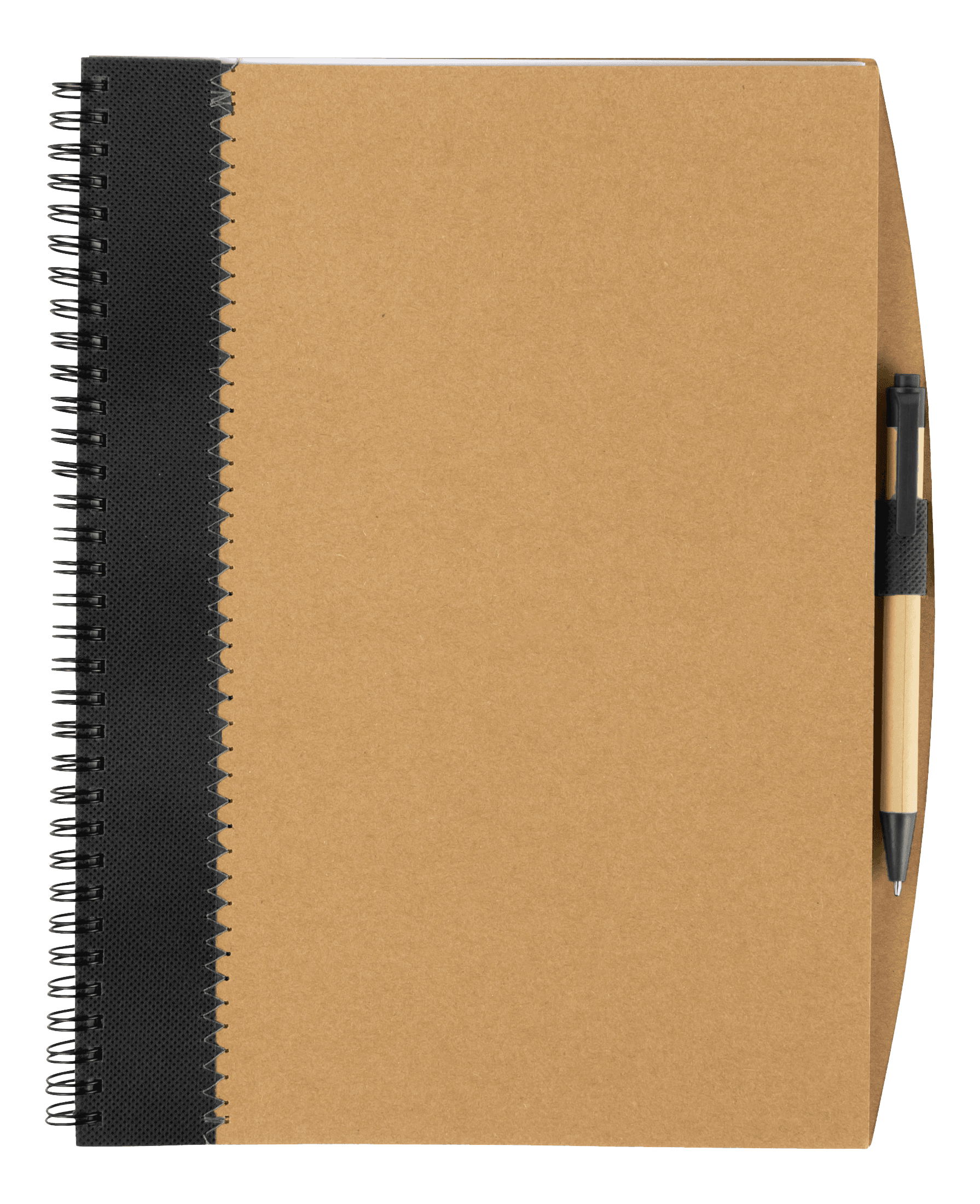 Recycled Cardboard Notebook With Pen 3