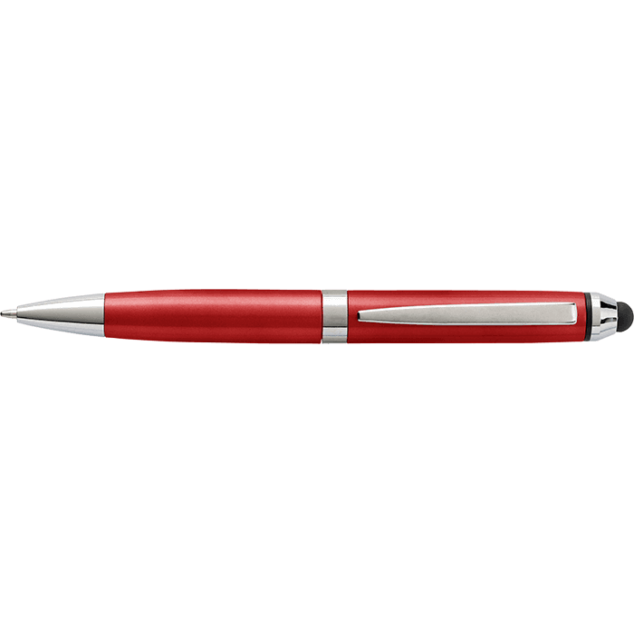Coloured Barrel Ballpoint Pen with Stylus 2