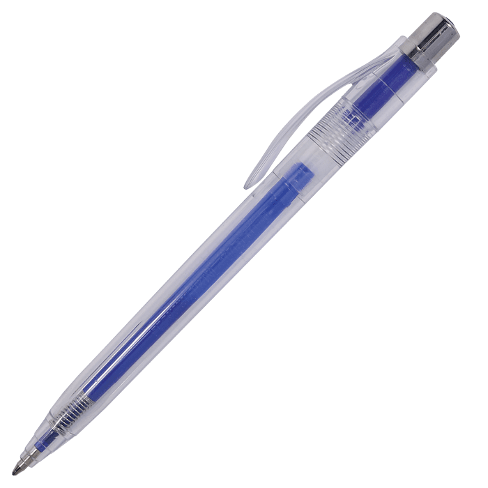 Translucent Ballpoint Pen with Coloured Refill 1