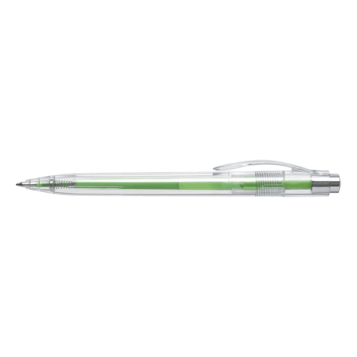 Translucent Ballpoint Pen with Coloured Refill 2