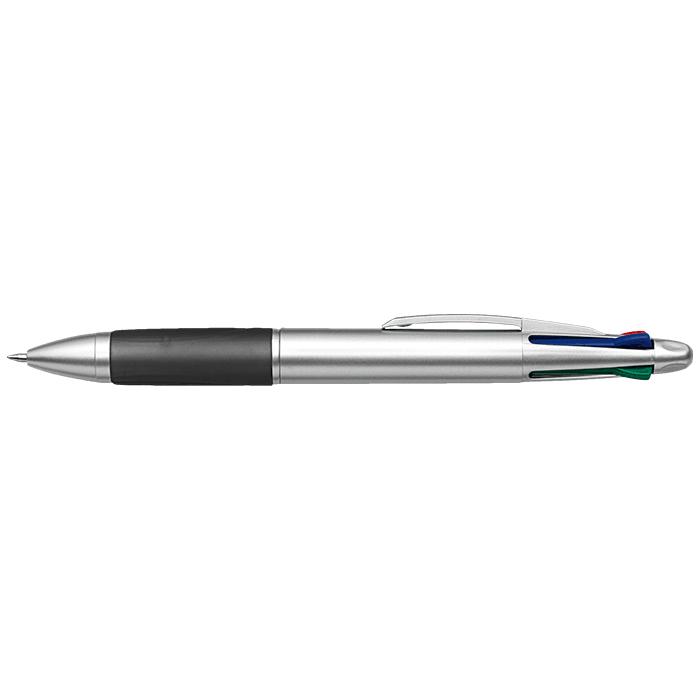 4 Colour Ballpoint Pen with Rubber Grip 1