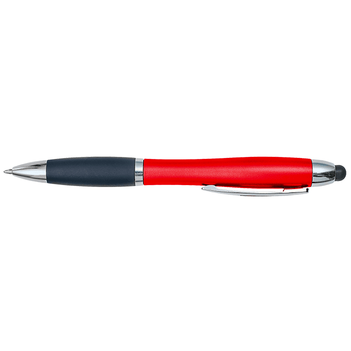 Curved Design Logo Light Up Ballpoint Pen 1