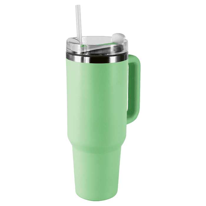 1.2L Double Walled Travel Mug with Straw 2