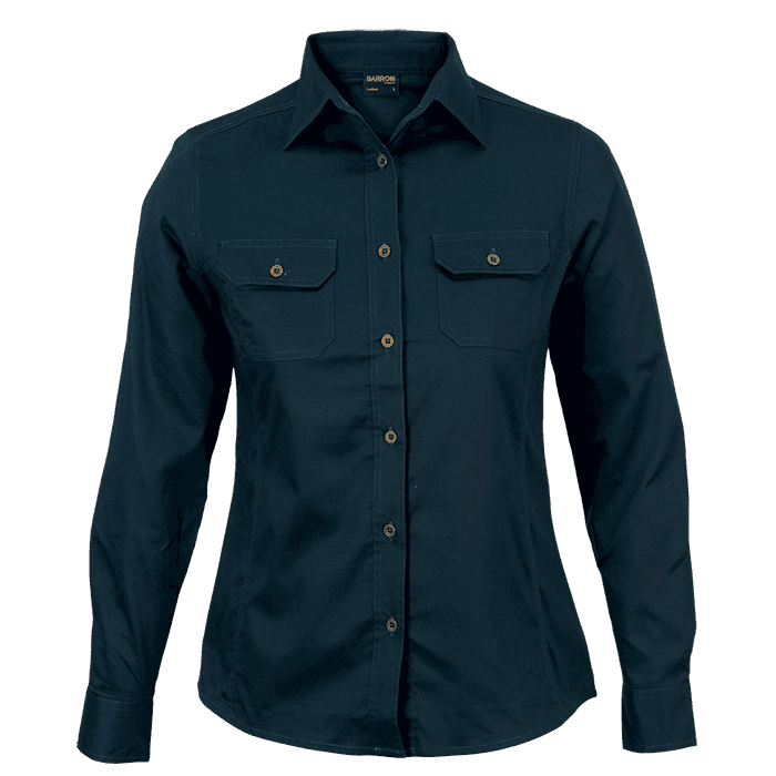 Bush Shirt Long Sleeve Ladies 1