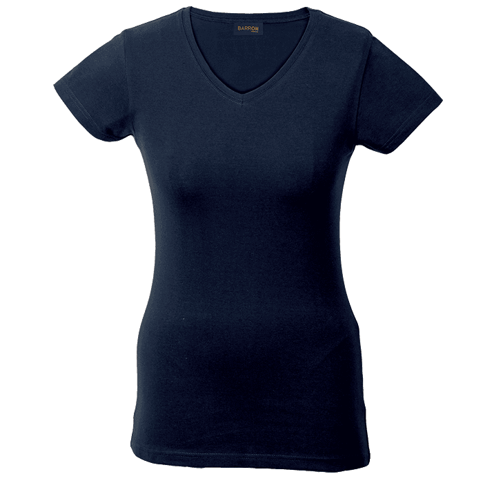170g Slim Fit V-Neck T-Shirt Ladies