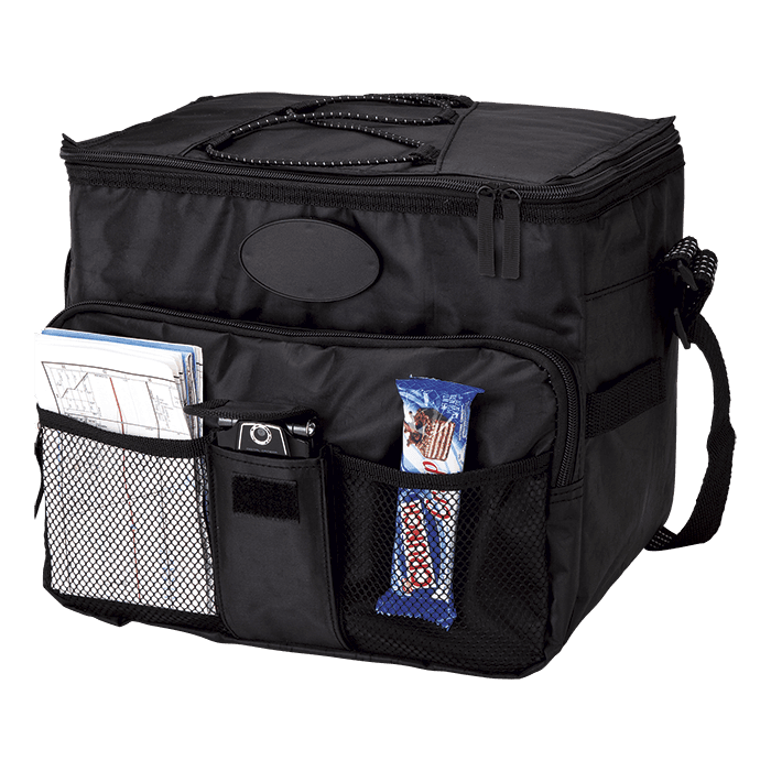 18 Can Cooler with 2 Front Mesh Pockets