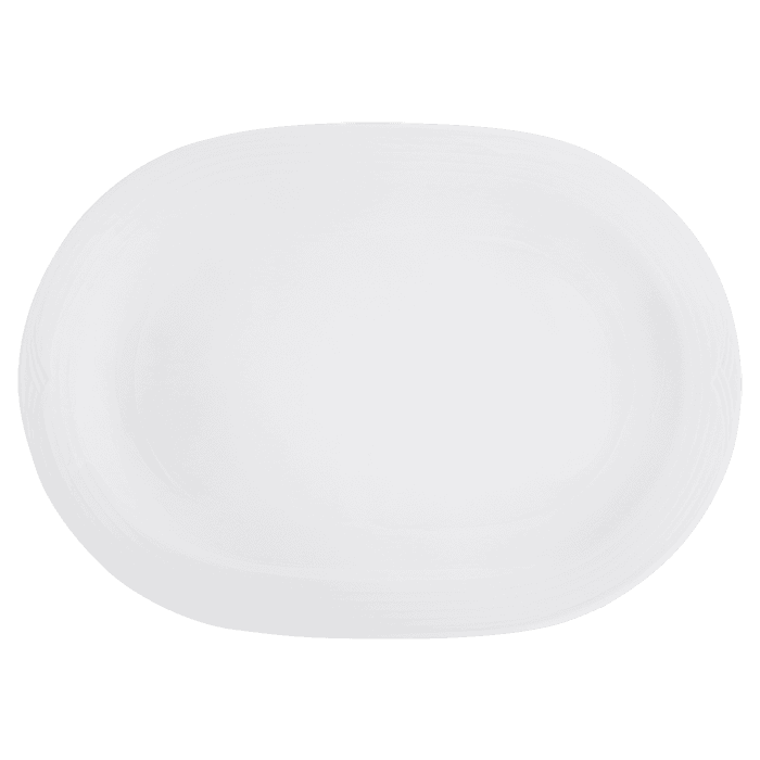 Arctic White Oval Platter