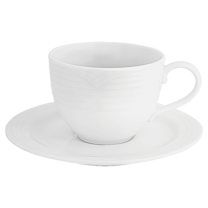 Arctic White Tea Cup and Saucer 200ml