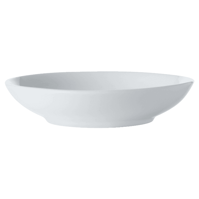 White Basics Round Sauce Dish