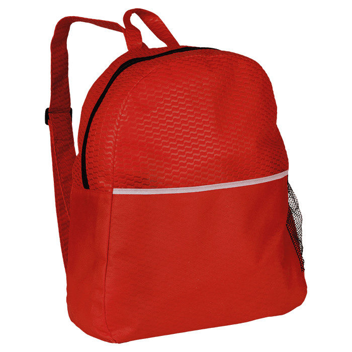 Wave Design Backpack Non-Woven