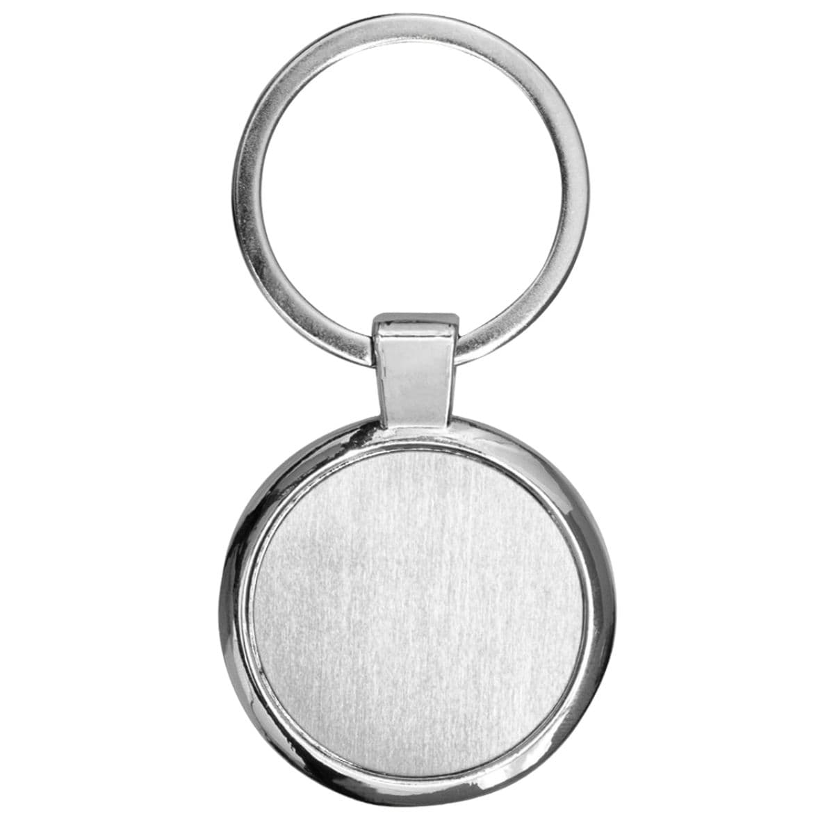 Biru Round Dome Keyring