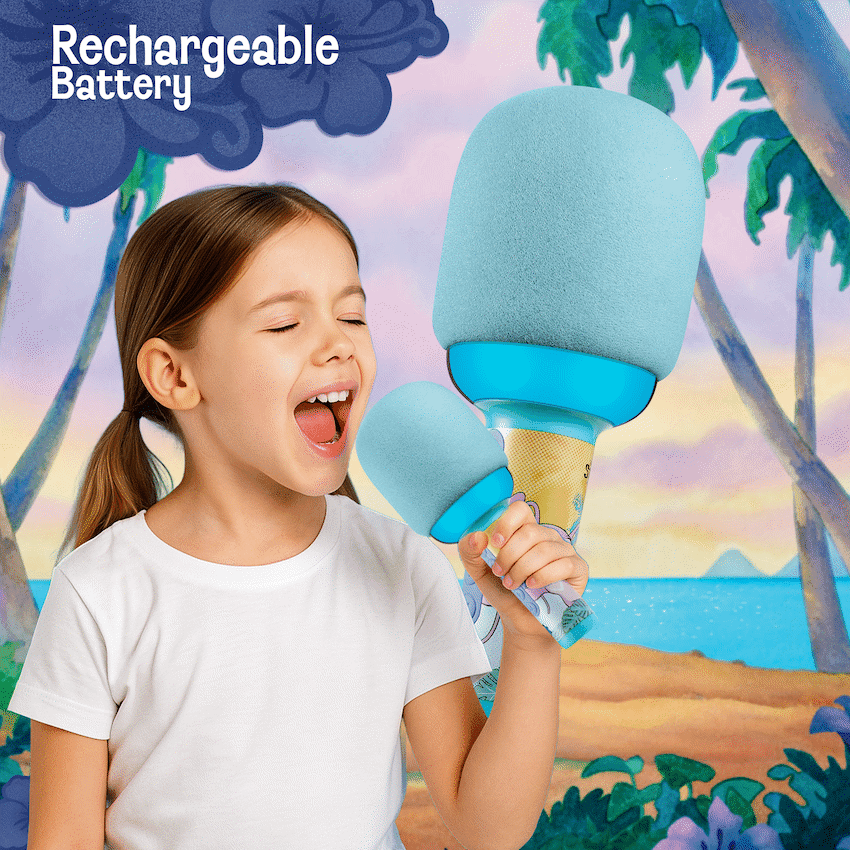 Disney Frozen Bluetooth Dome Microphone with RGB Lights