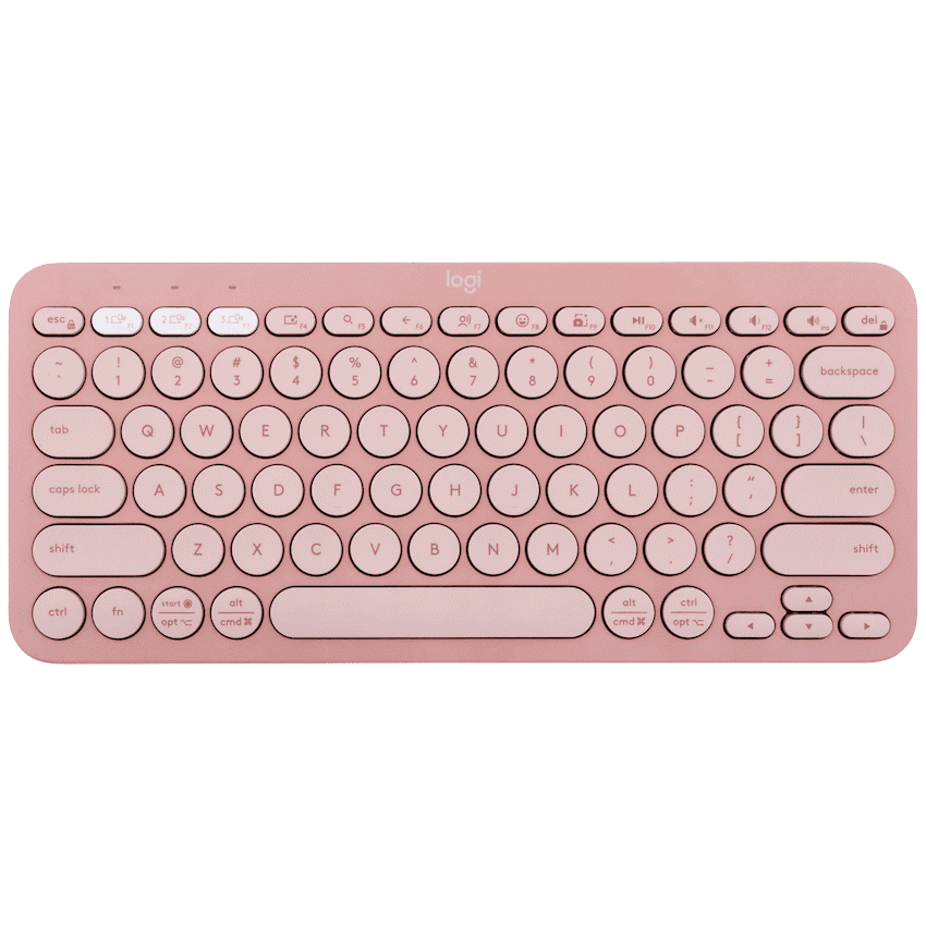 Logitech(R) Pebble Keys 2 K380s - Tonal Rose