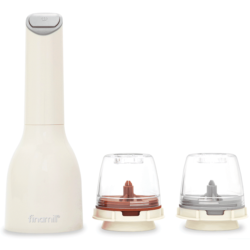 Finamill Battery-Operated Grinder - Soft Cream