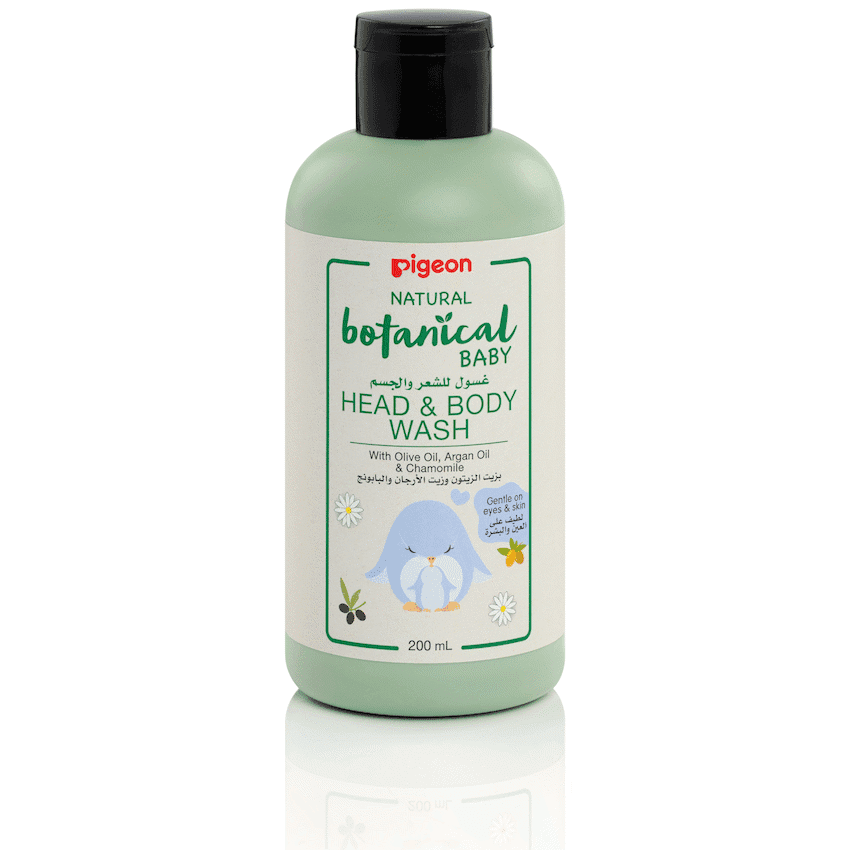 Pigeon - Head and Body Wash 200ml Natural Botanical