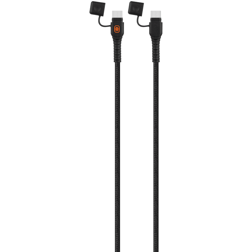Rugged by Volkano Water- and Dust-Proof Type-C to Type-C Cable - 1.2m