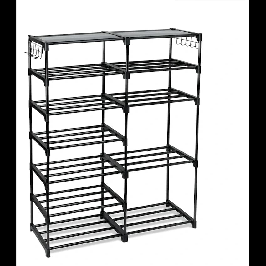 Everfurn Myra Show Rack - Black